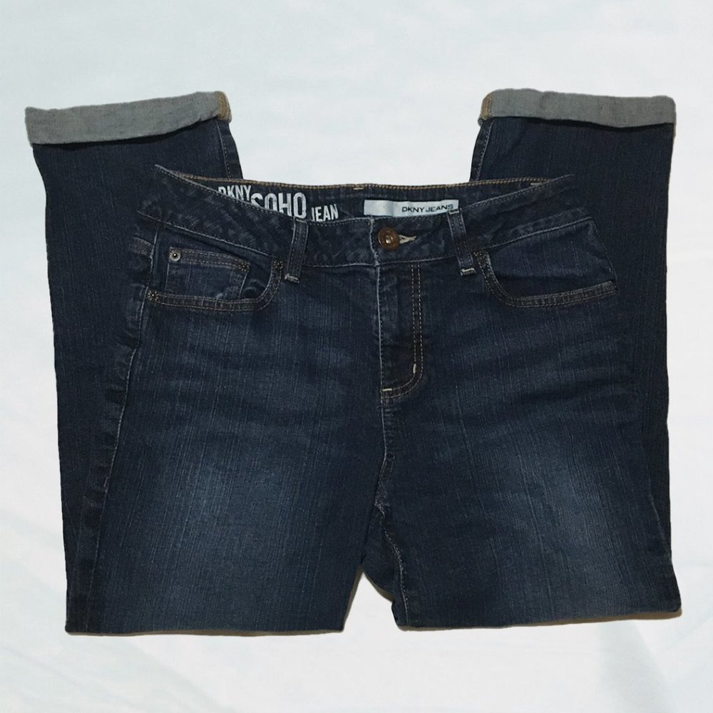 DKNY Slim Cuffed Soho Jeans Size 6